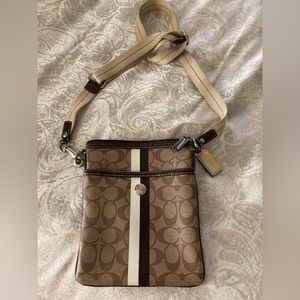 Coach Crossbody Zip Bag in Signature Textile Jacquard